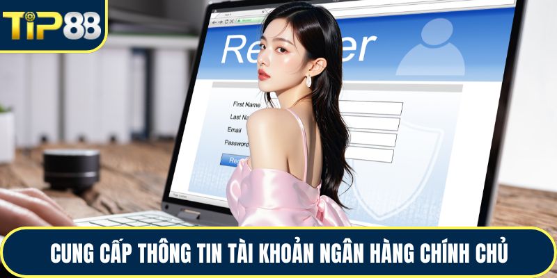 Cung cấp thông tin tài khoản ngân hàng chính chủ