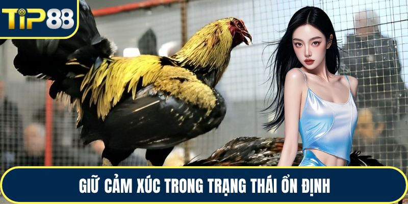 Giữ cảm xúc trong trạng thái ổn định