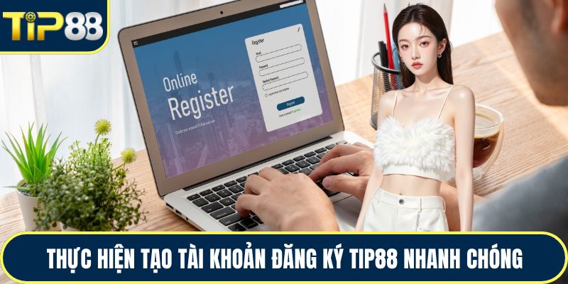 Thực hiện tạo tài khoản đăng ký TIP88 nhanh chóng